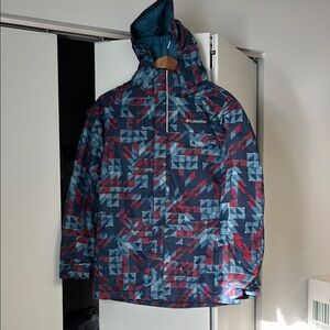 Columbia Men's 3 in 1 Ski Jacket - Blue and Red